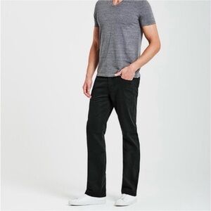 AG Adriano Goldschmied Protege Straight Leg Jeans Black 38 X 30 Minimal Classic